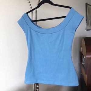 Heart of Haute Couture light blue off shoulder